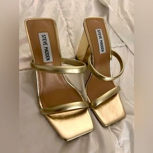 NEW/NEVER WORN Steve Madden “Blake” Heel Sandals